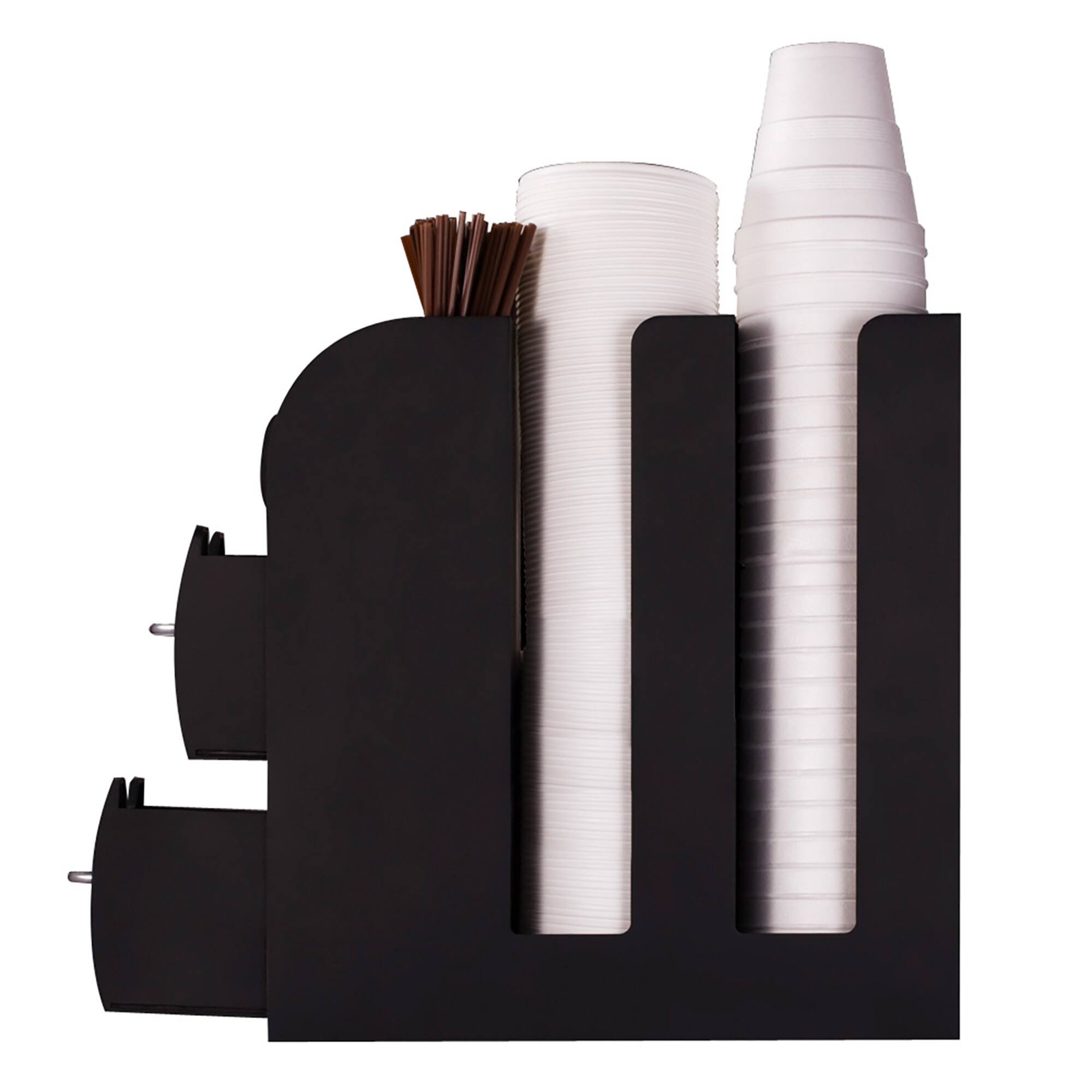 Mind Reader Black Coffee Caddy Condiment Storage Organizer